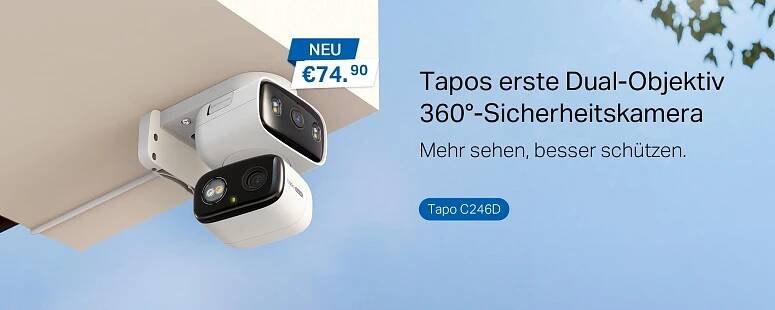 Tapo first Dual-Lens Security Camera