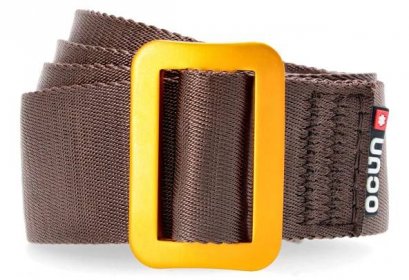 Pásek na kalhoty Ocun Belt 44 mm - brown/gold