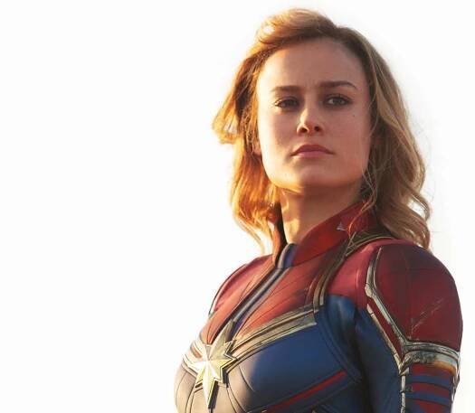 Showing the power of Captain Marvel and Carol Danvers Wallpaper