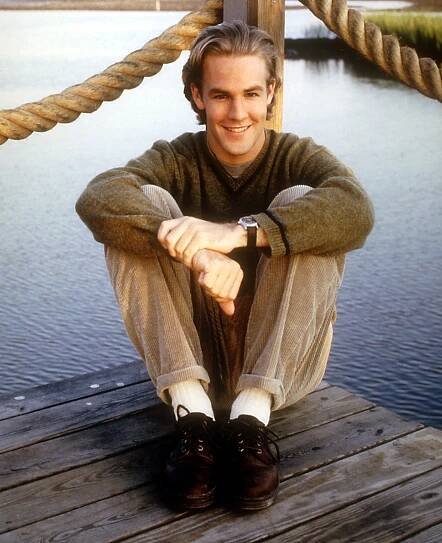 James Van Der Beek on Dawson's Creek.