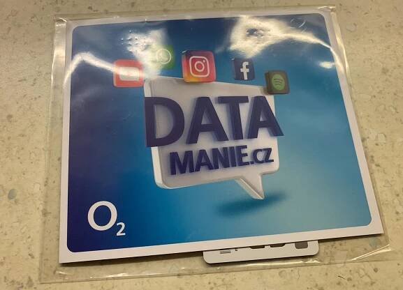 SIM karta 02 100GB 5G DATAmanie 722046xxx - nová - Mobily a chytrá elektronika
