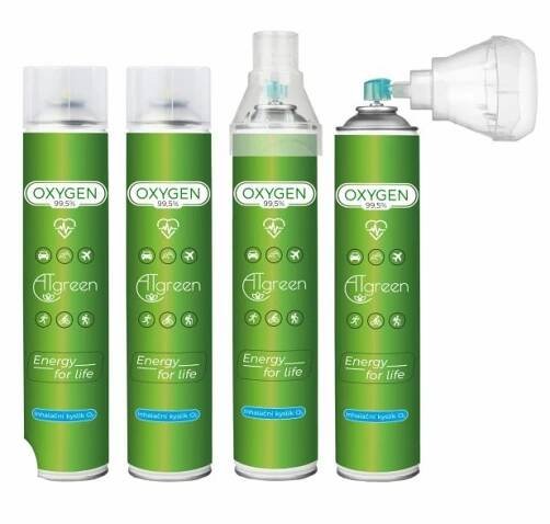ATgreen Inhalační Kyslík O2 4x 14 l