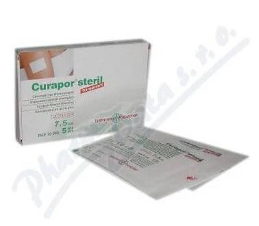 Náplast Curapor Transparent steril.7x5cm 5ks
