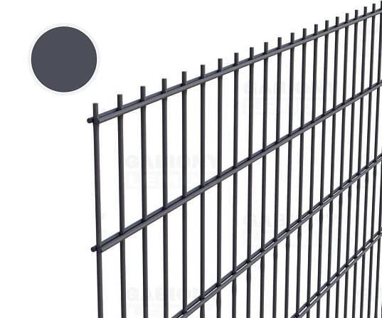 2D Plotový panel výška 103 cm, oko 200x50 mm, ANTRACIT