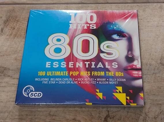 100 hitu z 80tych let na 5xCD ve folii pop disco mint neuzite