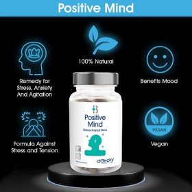 Dr Becky Positive Mind | Formula against Stress and Tension | 60 Vegan capsules