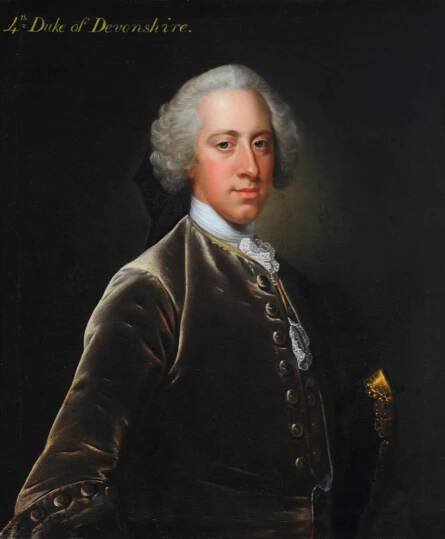 William Cavendish, 4th Duke of Devonshire, KG, after Thomas Hudson
