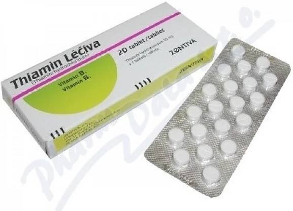 Thiamin LÉČIVA tbl.20x50mg blistr