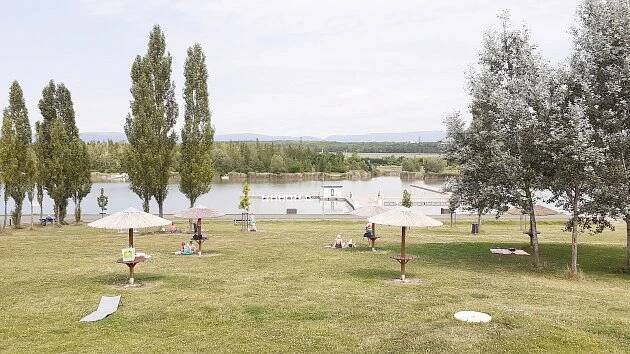 Rekreační areál Matylda v Mostě v pátek 19. července 2024.