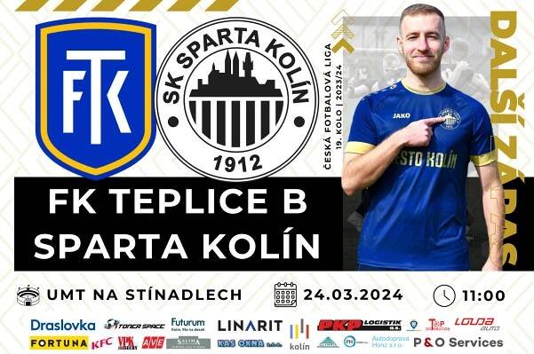 Na Stínadla! Sparťané zavítají do Teplic - SK Sparta Kolín, z.s.