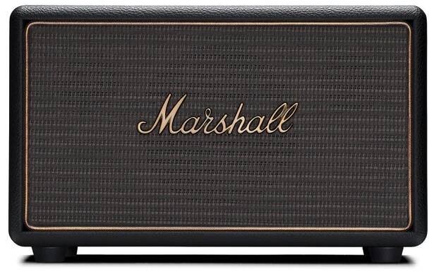 Černý reproduktor s Bluetooth připojením Marshall Acton Multi-room