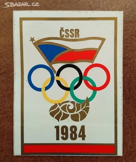 RETRO SAMOLEPKA - OLYMPIÁDA 1984 ČSSR