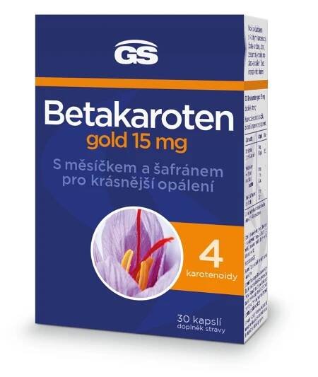 GS Betakaroten gold 15 mg 30 kapslí