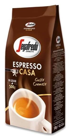 Segafredo Zanetti Espresso Casa 500 g / Zrnková káva / 80% Arabica & 20% Robusta