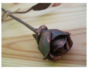 kovaná růže - dárkové předměty