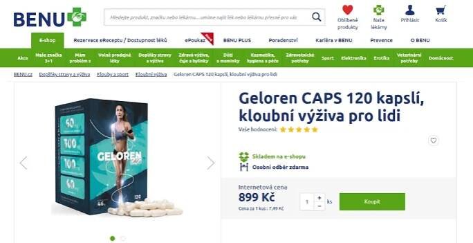 geloren caps recenze