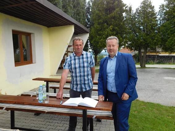 Návštěva ministra ŽP - Oficiální stránka obce Rozseč nad Kunštátem