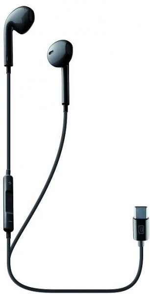Sluchátka Cellularline ORBIT s konektorem USB-C, černá