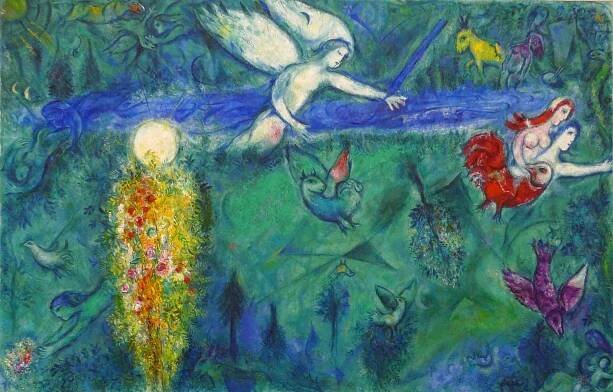 Marc Chagall Painting from the Biblical Series