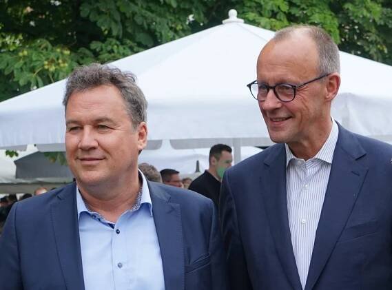 Christian Von Stetten Und Friedrich Merz PKM Sommerfest