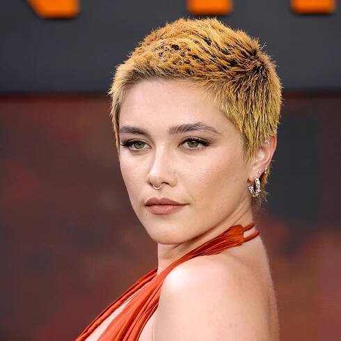 Florence Pugh's Gravity-Defying Mullet Is an '80s Dream Come True — See Photos