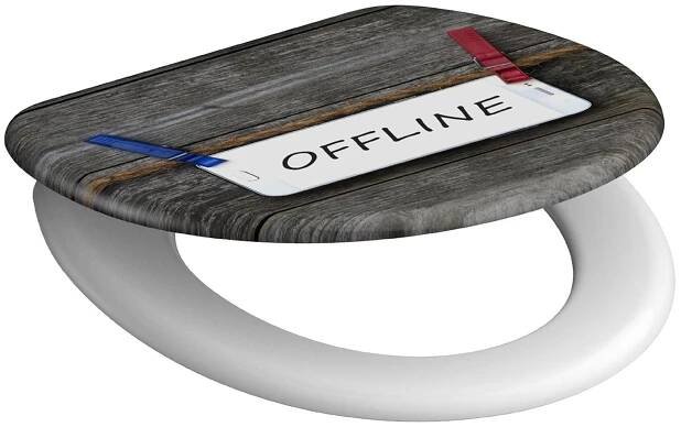 WC prkénko Duroplast Soft Close Offline 82157 | LUXO KOUPELNY
