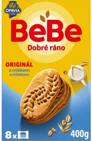 Opavia sušenky BeBe Dobré Ráno s mlékem