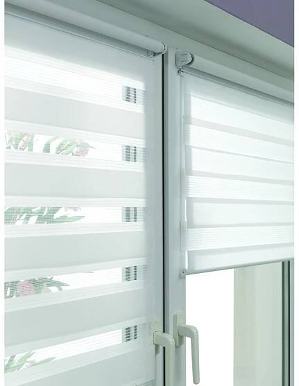 /Gardinia Roleta EasyFix Double bílá 60 x 150 cm