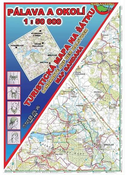 TURISTICKÁ MAPA NA ŠÁTKU PÁLAVA A OKOLÍ
