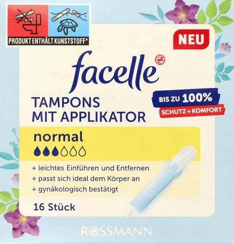 FACELLE TAMPONY S APLIKÁTOREM NORMAL 16 ks