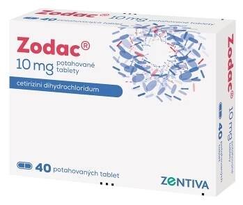 ZODAC 10 mg 40 tablet