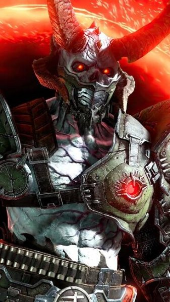 Become the Slayer and take on Hell's armies in the visually stunning DOOM Eternal, now available on iPhone. Wallpaper
