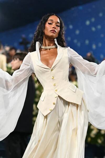 Laura Harrier’s Met Gala Look Turned Gap Into Couture