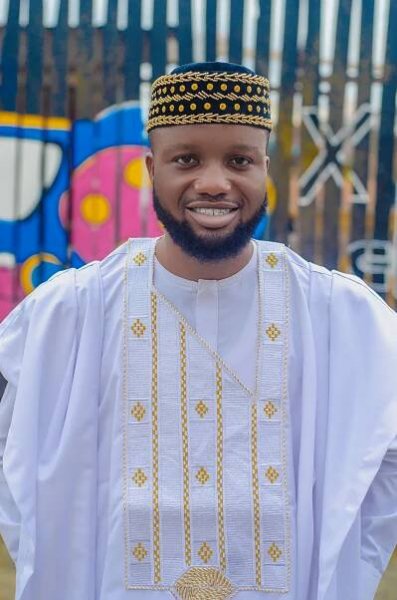 Guy in a white agbada