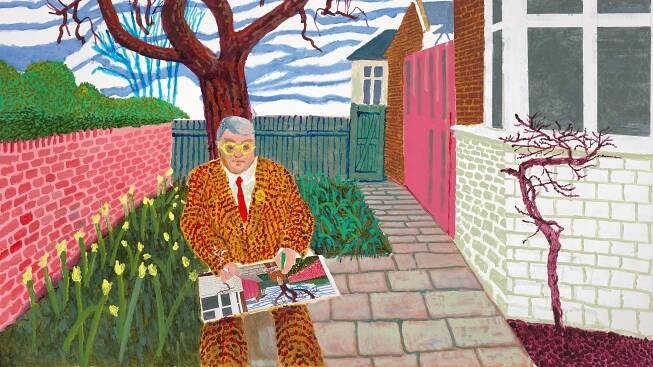 David Hockney ist jetzt 87 – und hat soeben die größte Ausstellung seiner Karriere in Paris eröffnet