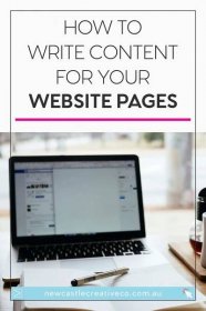 How to Write Content for your Website Pages