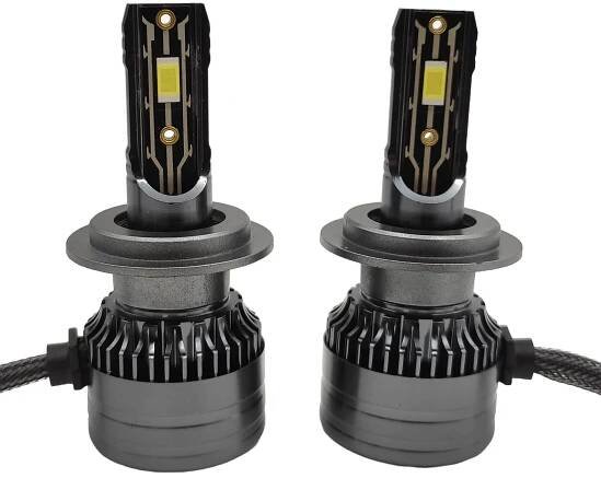 LED A5 autožárovka H7 6000K 15000lm 2x75W, sada 2ks