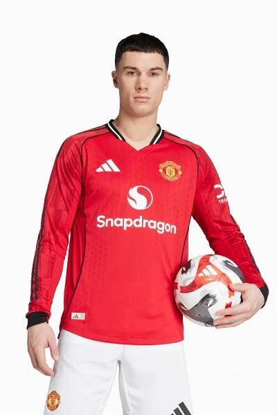Tričko s dlouhým rukávem adidas Manchester United 25/26 Home Authentic