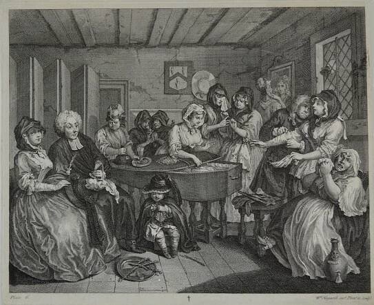 A Harlot's Progress, Plate 6