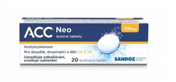 ACC NEO 100 mg 20 šumivých tablet