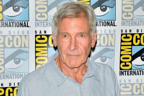 Harrison Ford attends the Marvel Studios Press Line during 2024 Comic-Con International at Hilton Bayfront on July 27, 2024 in San Diego, California