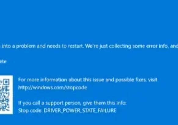 How to Fix a DRIVER_POWER_STATE_FAILURE Error in Windows