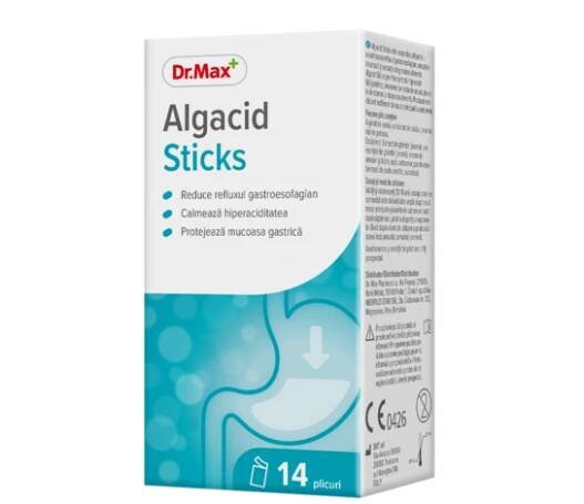 Dr.Max Algacid Sticks 1×14 vreciek, proti žalúdočným ťažkostiam