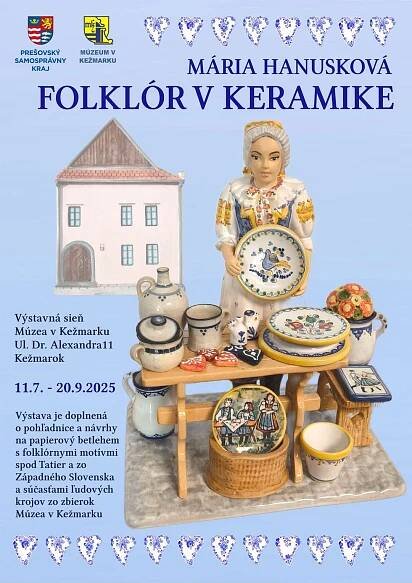 Výstava remeselníčky s názvom Folklór v keramike pokračuje aj po festivale EĽRO