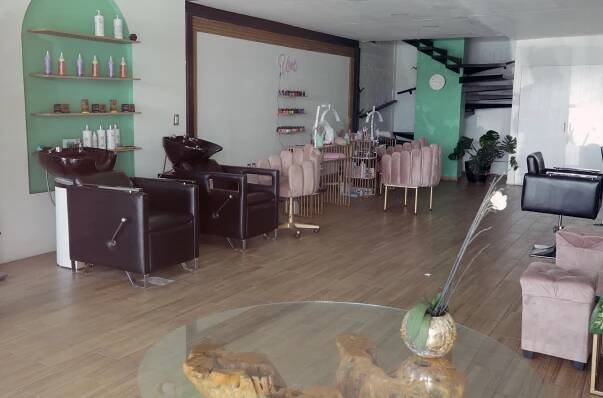 Inside of Blossom the Beauty Lounge salon.