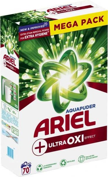 ARIEL +Extra Clean Power 3,85 kg (70 praní)
