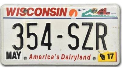 Americká SPZ Wisconsin Dairyland
