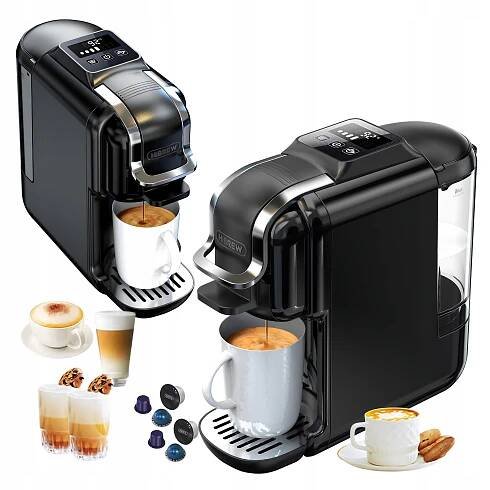 Kapslový kávovar Hibrew H2c-black 1450 W 20 barů, adaptéry, příslušenství