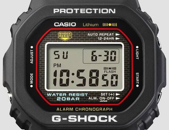 Casio G-Shock Original DW-5000R-1AER Re-creating the original design of the first G-Shock | Hodinky-365.cz