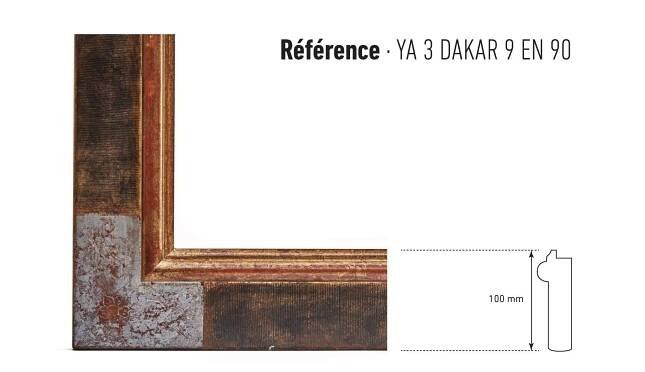 Un cadre photo avec les mots référence ya 3 dakar 9 en 90 dessus